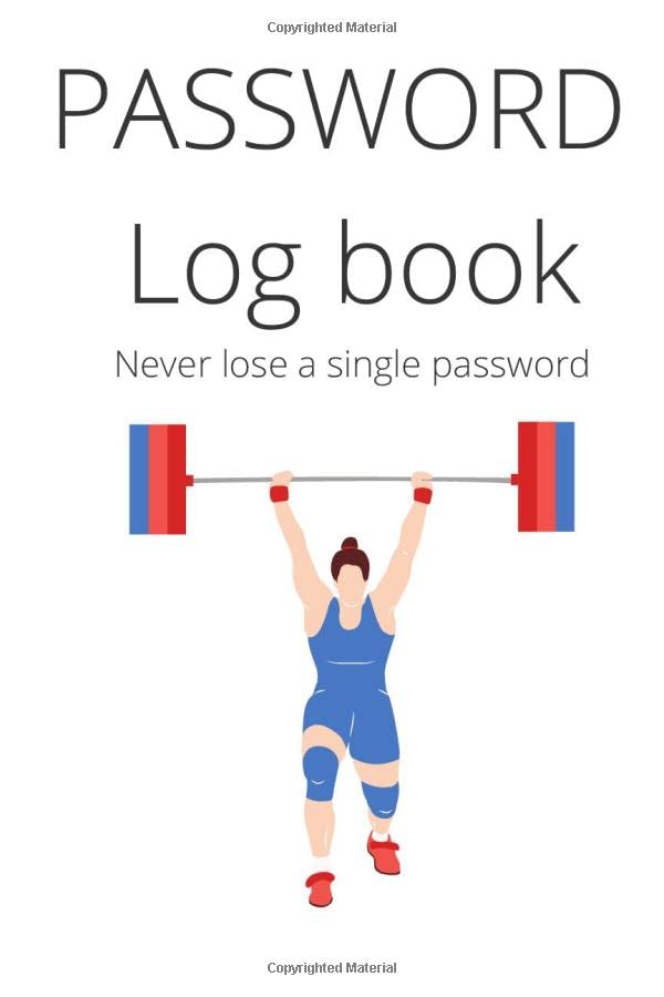 Password Log book Simplest Password Book Never lose a single