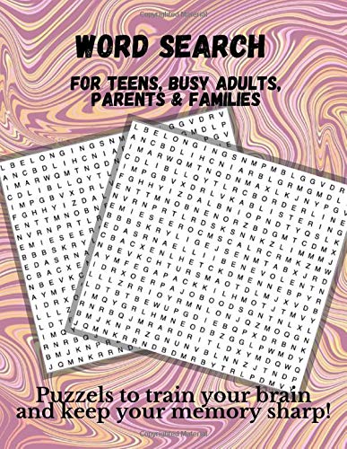 Word search for teens, busy adults, parents and families. Puzzels to ...