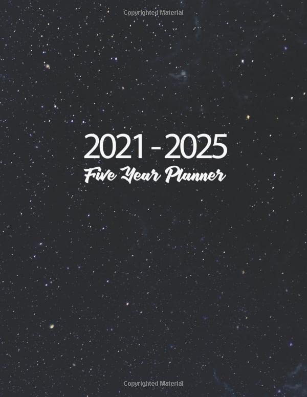 Five Year Planner 20212025 Monthly Notebook, Book, Planner, Organizer