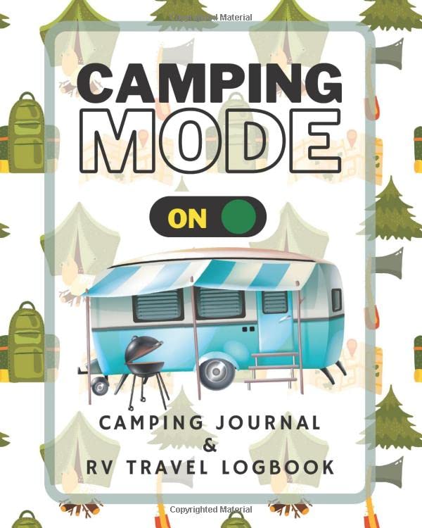 CAMPING LOGBOOK JOURNAL RV Journal Log Book The Family Adventure