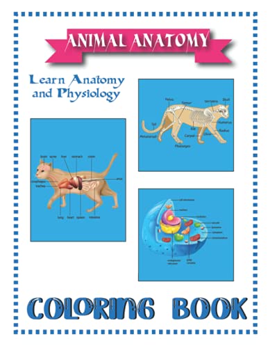 Animal Anatomy Coloring Book: Veterinary Anatomy Coloring Book ...