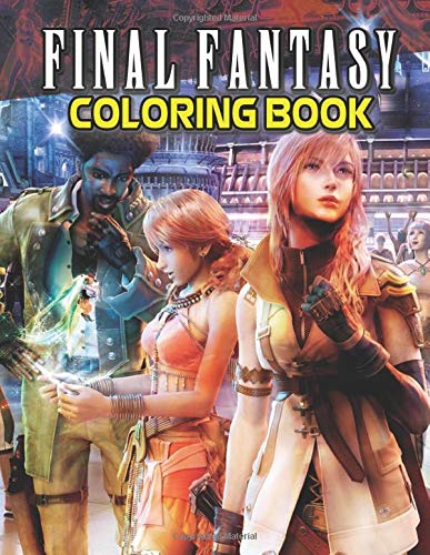 Final Fantasy Coloring books: WOW FANTANSIC FUN coloring book! Coloring ...