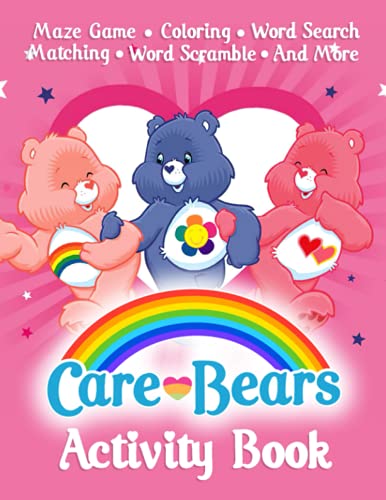 Care Bears Activity Book: A Captivating Book Can Help You Relax With ...