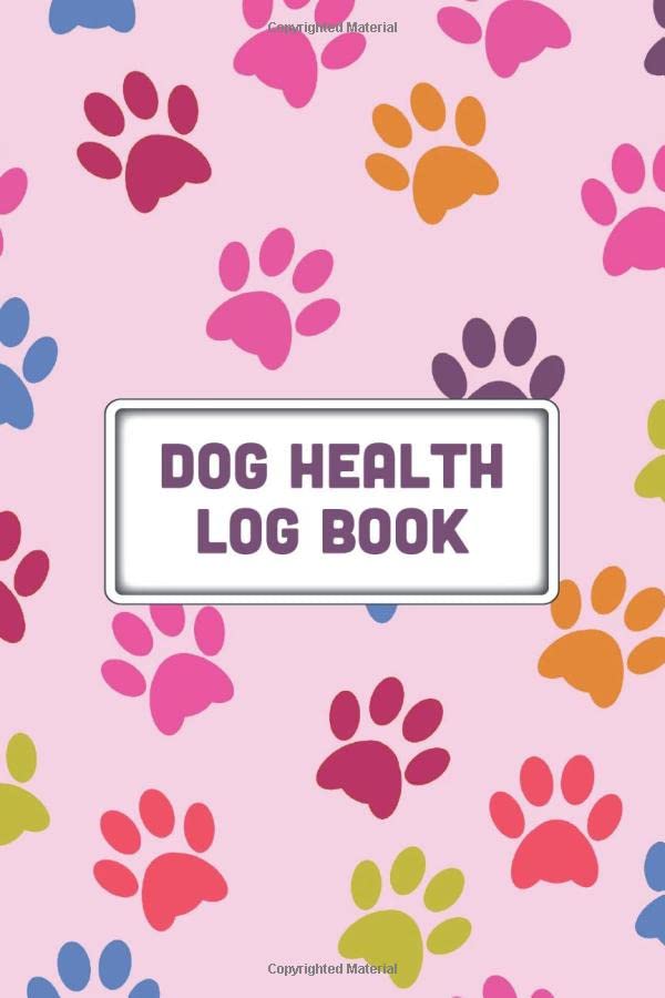 My Dog Health & Wellness Log Book Pet Health & Vaccine Track Journal