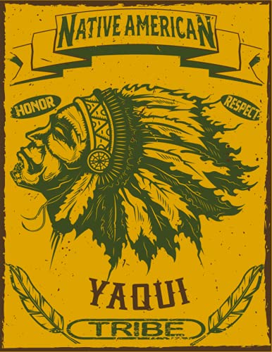 First Nations Notebook Native American Honor And Respect Yaqui Tribe: Native American Yaqui ...