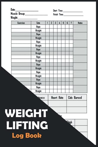 Weight Lifting Log Book: Workout Journal For Men And Women, Exercise ...