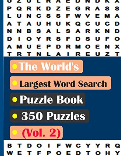 The World's Largest Word Search Puzzle Book: : 350 Puzzles by Peter ...