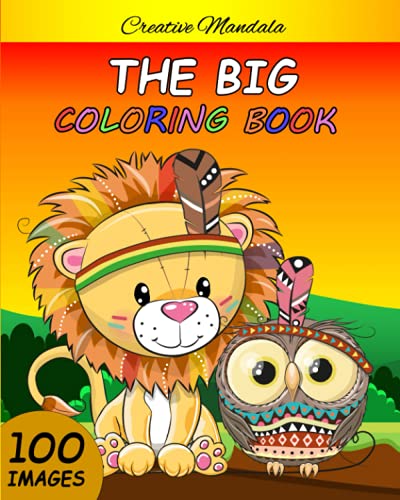 The Big Coloring Book for Kids Ages 4-8: 100 Pages to Color. Coloring ...