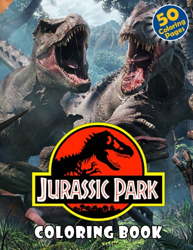 Jurassic World Coloring Book: Great Gifts For Kids And Adults With 50