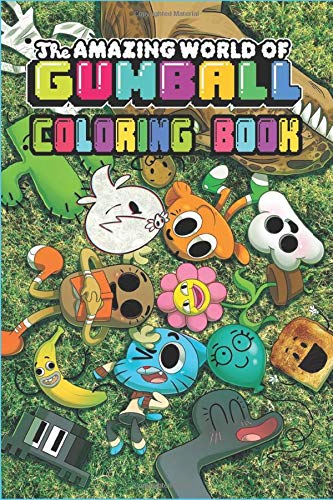 The amazing world of gumball coloring book: 50+ Beautiful and high