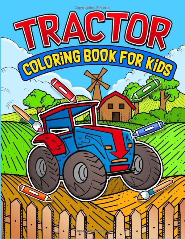 Tractor Coloring Book For Kids Tractor Coloring Book For Kids Tractor