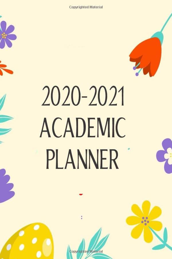 20202021 Academic Planner 24 Hours Daily ,Weekly Monthly Academic