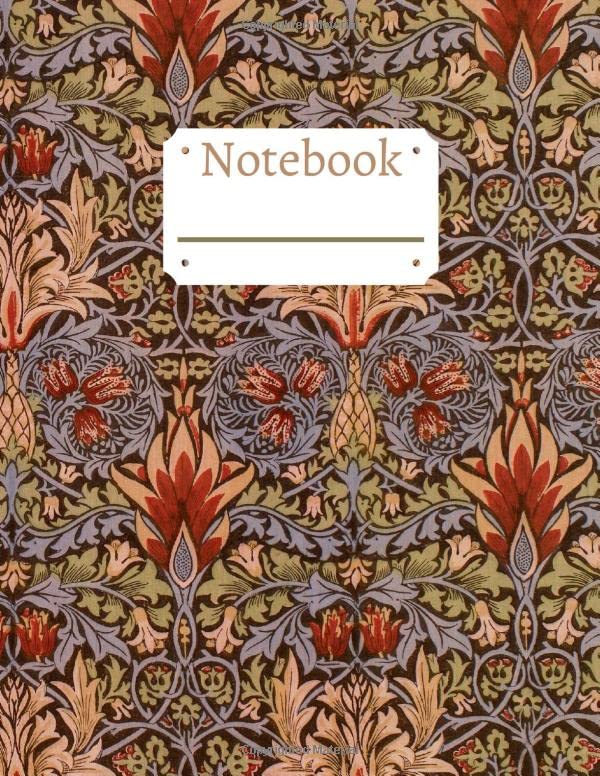 William Morris Notebook Lined Notebook Journal William Morris Gift