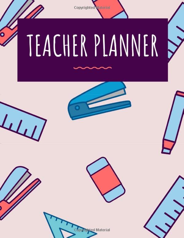 Teacher Planner Lesson Planner Teacher Calendar Monthly Academic