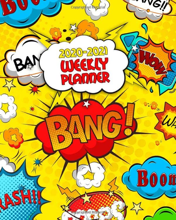 2020-2021-weekly-planner-funky-cartoon-comic-superheroes-2-year