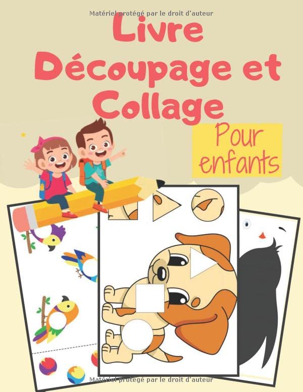 Livre Découpage et collage pour enfant Cahier d’activités decoupage