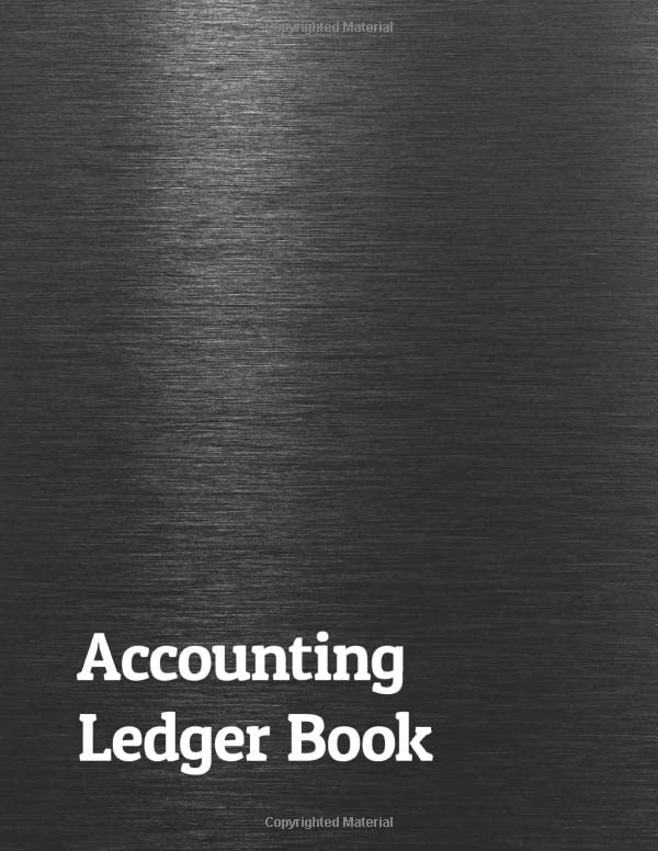 Accounting Ledger Book Simple Bookkeeping Log for Small Business by