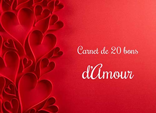 Carnet de 20 bons d'Amour: v1-5 | 20 coupons en couleur à remplir
