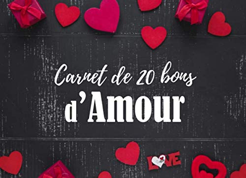 Carnet de 20 bons d'Amour: v1-7 | 20 coupons en couleur à remplir