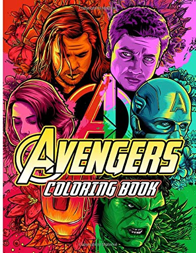 Avengers Coloring Book: Featuring Enchanting Avengers Coloring Books ...