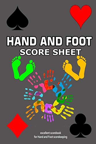 Hand And Foot Score Sheet: Hand And Foot Card Game Score Pad | Canasta ...