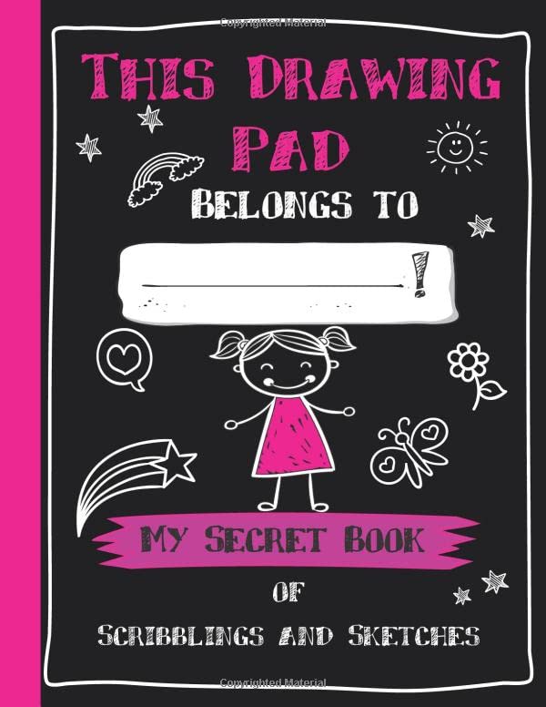 This Drawing Pad Belongs to_______________! sketch book for kids