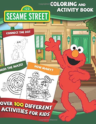 Sesame Street Coloring And Activity Book: A Fun Kid Workbook Game For ...
