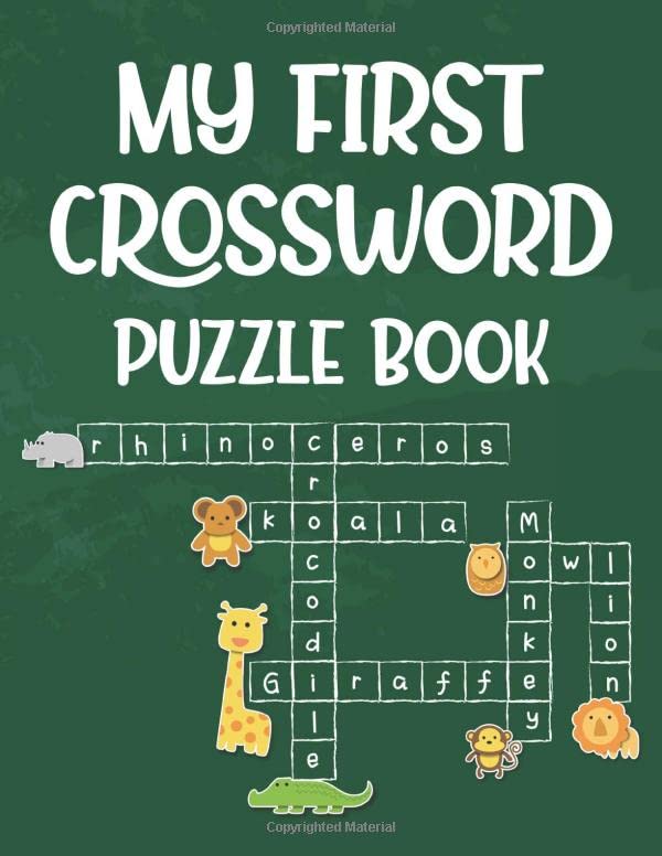My First Crossword Puzzle Book Crosswords, Word Search, And Sight