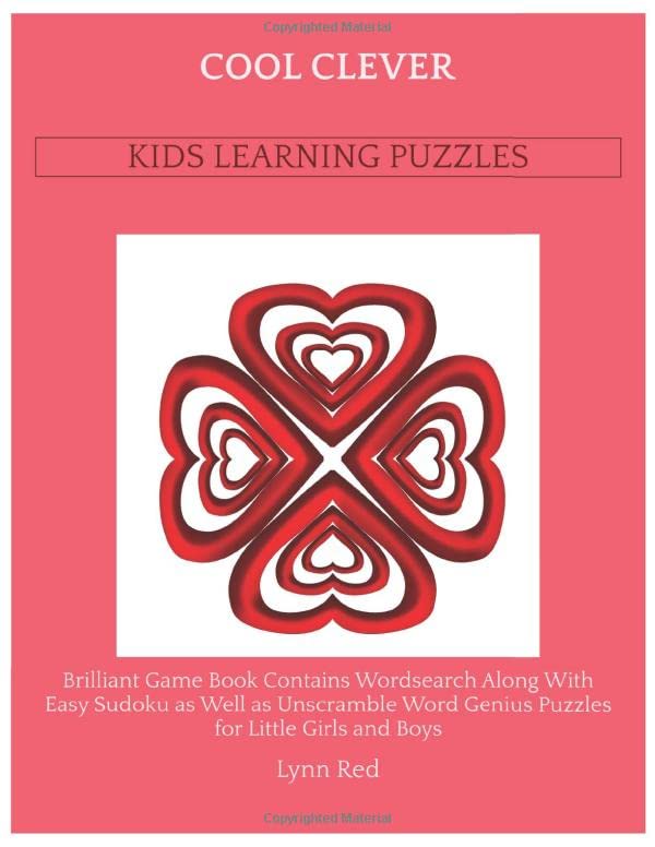 COOL CLEVER KIDS LEARNING PUZZLES Brilliant Game Book Contains