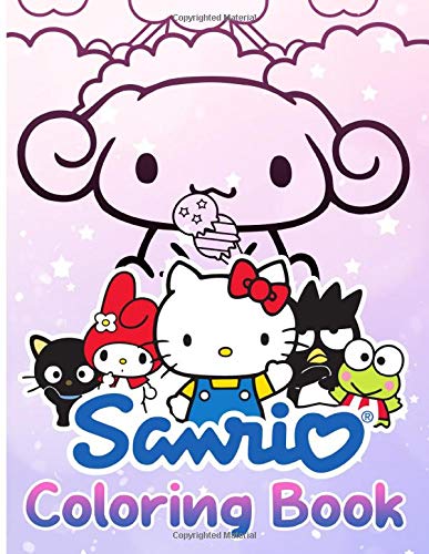 Sanrio Coloring Book: Sanrio Adult Coloring Books - With Crayons by ...
