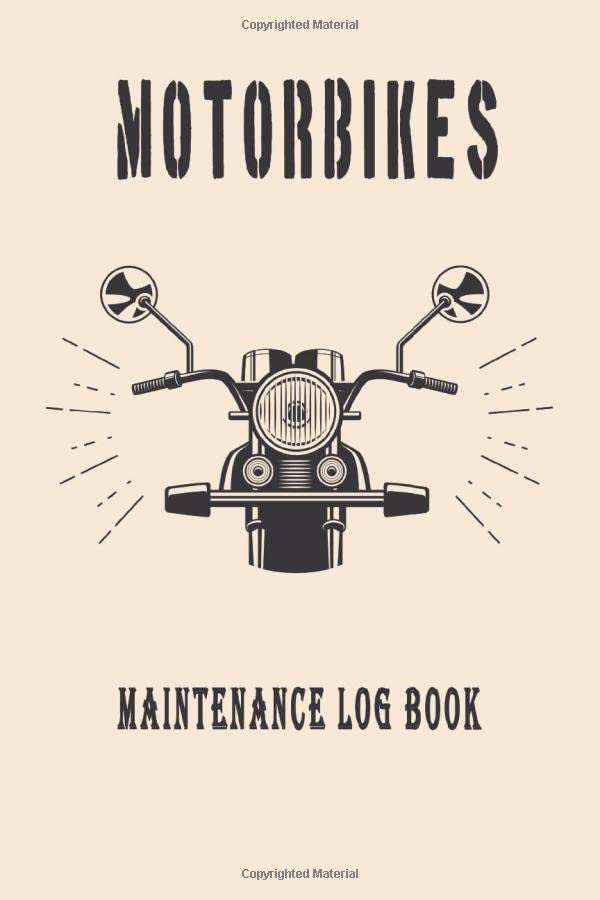 motorbikes maintenance logbook a log book that every motorcycle owner