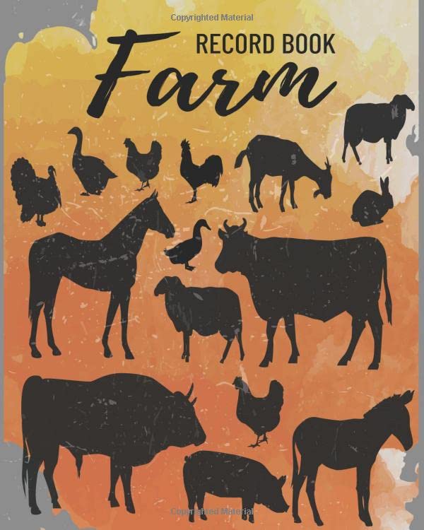 Farm Record Book Farm Record Keeping Book,Farm Log Book & Farm