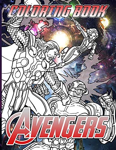 Avengers Coloring Book: Coloring Books For Adults Avengers! by Grayson ...