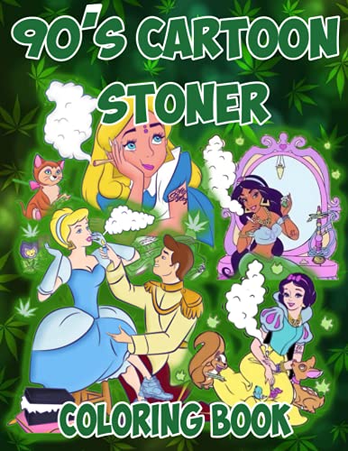 90s Cartoon Stoner Coloring Book: 90s Nickelodeon The Splat Stoner