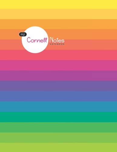 Cornell Method Color Coding Color Guide Cornell Note-Taking System Notebook, college ruled, plain cue and ...
