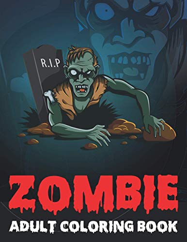 Zombie Adult Coloring Book: Zombies Coloring Pages For Horror Fans An ...