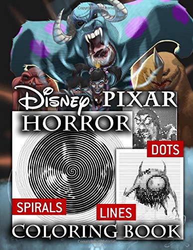 Horror Dots Lines Spirals Coloring Book A New Interesting Kind Of Dots
