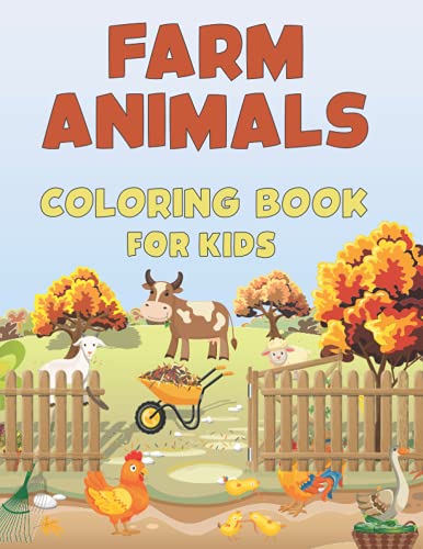 FARM ANIMALS COLORING BOOK: An Adult Coloring Book Featuring Stunning ...