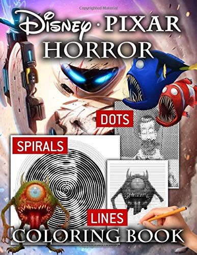 Horror Dots Lines Spirals Coloring Book A New Type Of Horror Dots
