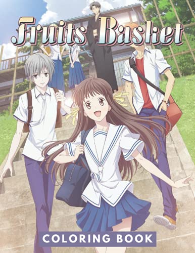 Fruits Basket Coloring Book: JUMBO Coloring Book For Kids | Ages 2-13 ...