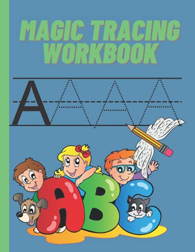 magic tracing workbook: Children's Alphabet Handwriting Workbook