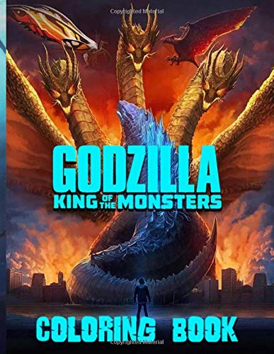 Godzilla Coloring Book: 50 Coloring Pages of the Most Characters ...