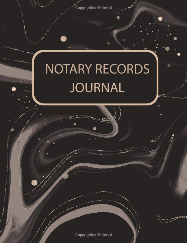 Notary Records Journal Public Notary Records Book. Notarial Acts
