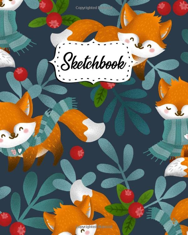 Sketchbook Adorable Notebook & Workbook for Class, Work or Home