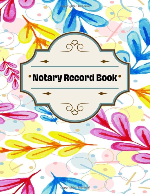 Notary Record Book Notary Public Book, Notarial Record Book, Notary