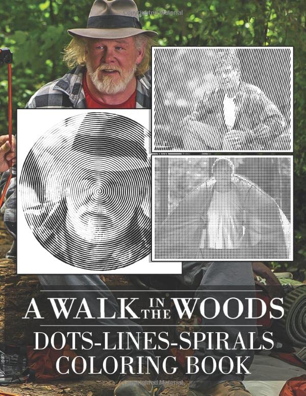 A Walk In The Woods Dots Lines Spirals Coloring Book A Walk In The