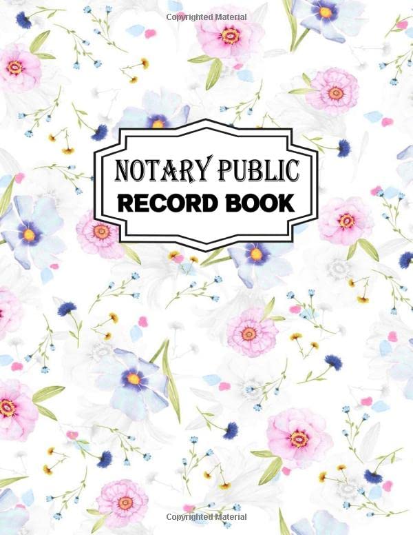 Notary Public Record Book Notary Records Journal/ Notary Journal
