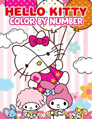 Hello Kitty Color By Number: Contains Many Interesting Pictures Of ...