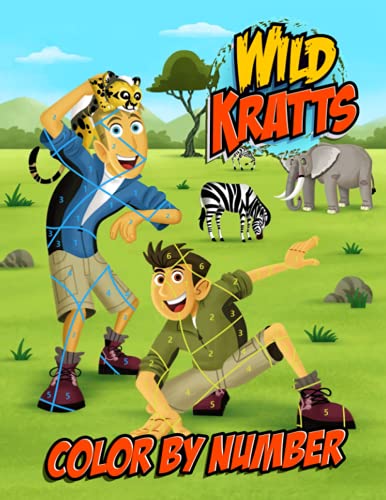 Wild Kratts Color By Number: Contains Many Interesting Pictures Of