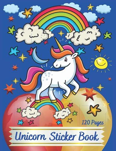 Unicorn Sticker Book: Sticker Album for Collecting Stickers| Sticker